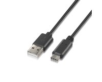 AISENS A107-0051 cable USB USB 2.0 1 m USB A USB C Negro