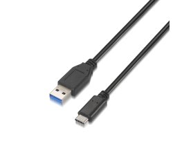 AISENS A107-0060 cable USB USB 3.2 Gen 2 (3.1 Gen 2) 1 m USB A USB C Negro