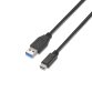 AISENS A107-0060 cable USB USB 3.2 Gen 2 (3.1 Gen 2) 1 m USB A USB C Negro