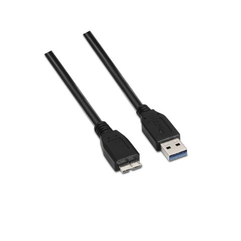 AISENS A105-0043 cable USB USB 3.2 Gen 1 (3.1 Gen 1) 1 m USB A Micro-USB B 5 Gbit/s Negro