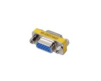AISENS A114-0082 cambiador de género para cable VGA D-sub D-sub Azul, Plata