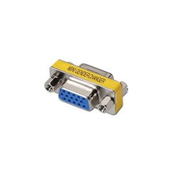 AISENS A114-0082 cambiador de género para cable VGA D-sub D-sub Azul, Plata