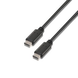 AISENS A107-0057 cable USB USB 2.0 2 m USB C Negro