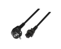 AISENS A132-0172 cable de transmisión Negro 1,5 m CEE7/7 C5 acoplador