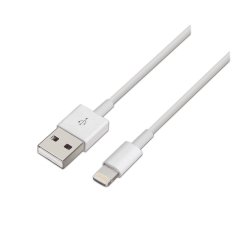 AISENS A102-0035 cable de conector Lightning 1 m Blanco