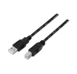 AISENS A101-0006 cable USB USB 2.0 1,8 m USB A USB B Negro
