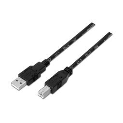 AISENS A101-0006 cable USB USB 2.0 1,8 m USB A USB B Negro