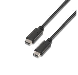 AISENS A107-0056 cable USB USB 2.0 1 m USB C Negro