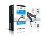 AISENS DT27TSR-043 soporte para monitor 81,3 cm (32") Escritorio Negro