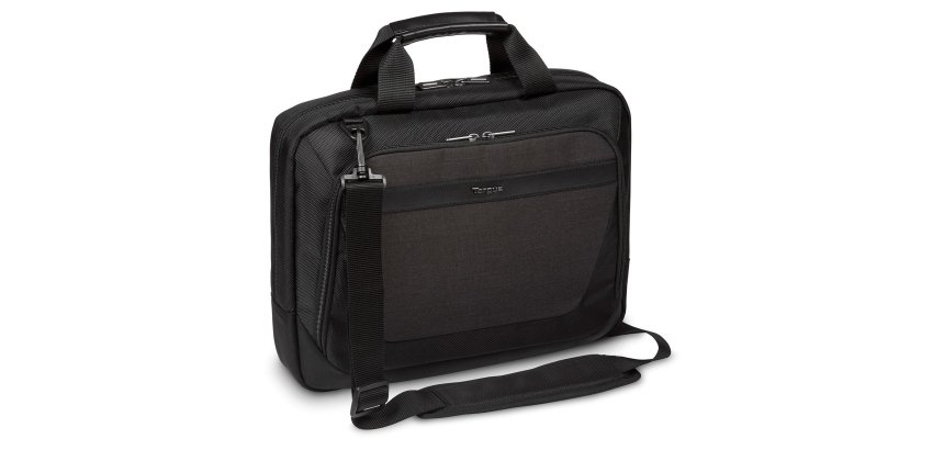 Targus TBT913EU laptoptas 35,6 cm (14") Aktetas Zwart, Grijs