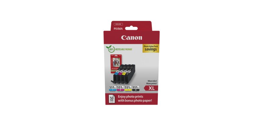 Canon 6443B008 ink cartridge 4 pc(s) Original High (XL) Yield Black, Cyan, Magenta, Yellow
