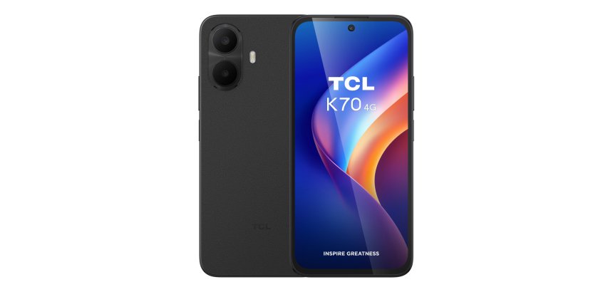 TCL K70 4G 17.3 cm (6.8") Hybrid Dual SIM Android 16.0 USB Type-C 4 GB 128 GB 5200 mAh Black