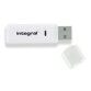 Integral USB2.0 CARDREADER DUAL SLOT SD MSD ETAIL lecteur de carte mémoire Blanc