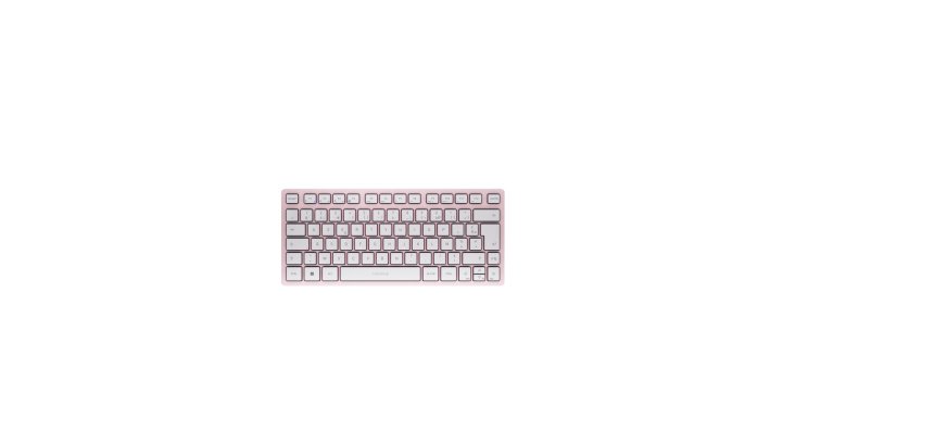 CHERRY KW 7100 MINI BT clavier Universel Bluetooth AZERTY Français Rose
