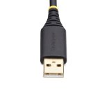 StarTech.com Cavo Adattatore USB a Seriale da 30 cm, Convertitore da USB-A a DB9 RS232 COM Retention con Dadi e Viti Intercambiabili, FTDI IC/ESD, Win/macOS/Linux