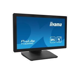 iiyama ProLite T1634MC-B1S flat PC monitor 39.6 cm (15.6") 1920 x 1080 pixels Full HD LED Touchscreen Black