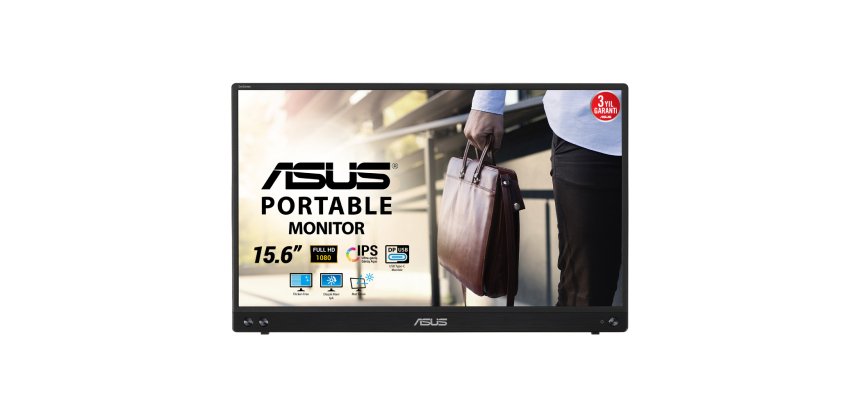 ASUS MB16ACV écran plat de PC 39,6 cm (15.6") 1920 x 1080 pixels Full HD LED Noir