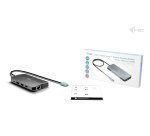 i-tec USB-C Metal Nano 3x Display (DP, HDMI and VGA) Docking Station + Power Delivery 100 W