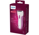 Philips SatinShave Essential Rasoio senza filo Wet & Dry bianco e rosa HP6341/00
