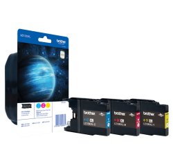 Multipack Jet d'encre HC Cyan/Magenta/Jaune LC1280XLRBWBP