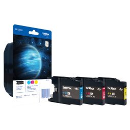 Multipack Jet d'encre HC Cyan/Magenta/Jaune LC1280XLRBWBP