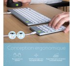 R-Go Tools Clavier R-Go Numpad Break, clavier numérique ergonomique avec logiciel de pause, filaire, blanc