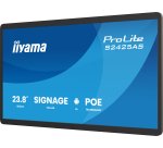 iiyama ProLite S2425AS-B1P Écran plat de signalisation numérique 60,5 cm (23.8") LCD Wifi 500 cd/m² Full HD Noir Intégré dans le processeur Android 24/7