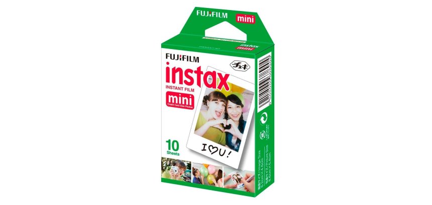 Fujifilm Instax Mini polaroid film 10 pieces 54 x 86 mm