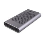 Lindy 43382 caja para disco duro externo Caja externa para unidad de estado sólido (SSD) Plata M.2