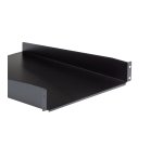StarTech.com Étagère pour Rack Serveur 2U - Étagère Universelle pour Rack/Armoire d'Équipement Réseau 19" - Acier Gros Calibre - Capacité de Poids 23kg - Plateau de 55cm de Profondeur, Noir
