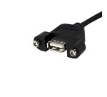 StarTech.com Cavo pannello USB 30 cm - Cavo USB A a collettore scheda madre F/F