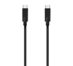 AISENS Cable USB 3.2 Gen1 5Gbps 4k@60Hz 3A 60W E-Marker, Tipo USB-C/M-USB-C/M, Negro, 5.0m