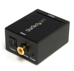 StarTech.com Convertisseur audio coaxial numérique ou Toslink optique SPDIF vers RCA stéréo