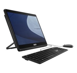 ASUS ExpertCenter E1 AiO E1600WKAT-BA002M - Sobremesa todo en uno 15.6" Full HD (Intel Celeron N4500, 8GB RAM, 256GB SSD, UHD Graphics, Sin Sistema Operativo) Negro - Teclado QWERTY español