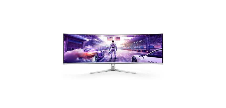 Philips Evnia 8000 49M2C8900L/00 computer monitor 124,2 cm (48.9") 5120 x 1440 Pixels Dual QHD QD-OLED Wit