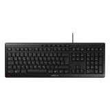CHERRY STREAM clavier Bureau USB QWERTZ Allemand Noir