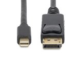 StarTech.com 6ft (1.8m) Mini DisplayPort to DisplayPort 1.2 Cable - 4K x 2K UHD Mini DisplayPort to DisplayPort Adapter Cable - Mini DP to DP Cable for Monitor - mDP to DP Converter Cord