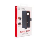 Celly WALLY891 custodia per cellulare 16,3 cm (6.4") Custodia a borsellino Nero, Marrone