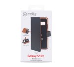Celly WALLY891 custodia per cellulare 16,3 cm (6.4") Custodia a borsellino Nero, Marrone