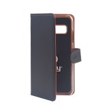 Celly WALLY892 custodia per cellulare 14,7 cm (5.8") Custodia a borsellino Nero, Marrone