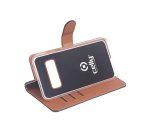 Celly WALLY891 custodia per cellulare 16,3 cm (6.4") Custodia a borsellino Nero, Marrone