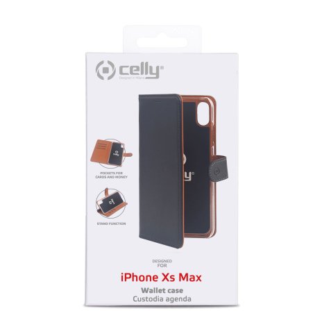 Celly WALLY999 mobile phone case 16.5 cm (6.5") Wallet case Black