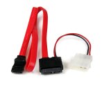 StarTech.com Adaptador Cable SATA Slimline Línea Delgada 13 Pines a Macho LP4 y SATA