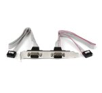 StarTech.com 2 Port 16in DB9 Serial Port Bracket to 10 Pin Header