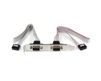 StarTech.com Support de port série DB9 16 pouces à 2 ports vers en-tête 10 broches