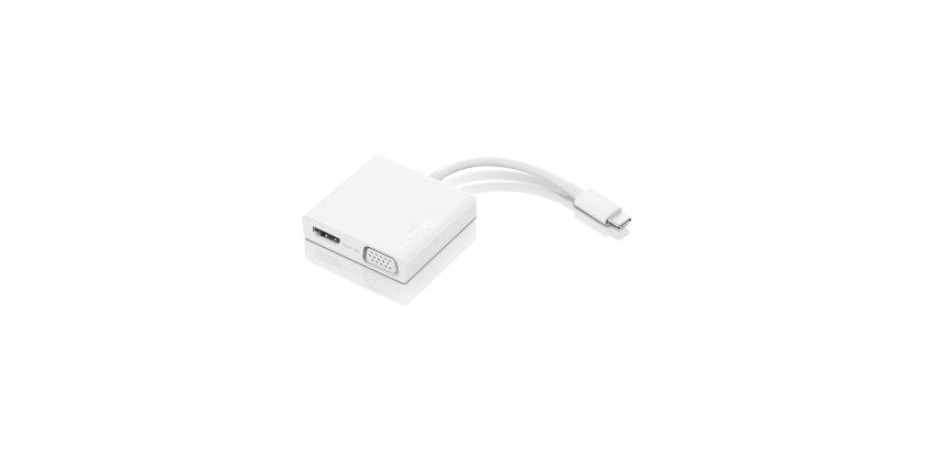Lenovo GX90T33021 Adaptador gráfico USB 3840 x 2160 Pixeles Blanco