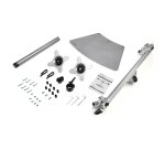 StarTech.com Soporte VESA para 2 Monitores - Soporte Ergonómico de Sobremesa para 2 monitores de 24" con Montaje VESA - con Base Independiente y Altura Ajustable- Soporte con Mástil - Plata