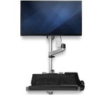 StarTech.com Poste de travail ergonomique réglable en hauteur à montage mural - 1 écran