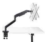 StarTech.com Support de Bureau pour Écrans Incurvés Jusqu'à 49 Pouces 32:9 Ultrawide, Bras à Ressort Mécanique pour Moniteur, Pince en C/Oeillet, Réglage Sans Outil, Max 20kg