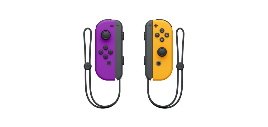 Nintendo Joy-Con Black, Orange, Purple Bluetooth Gamepad Analogue / Digital Nintendo Switch